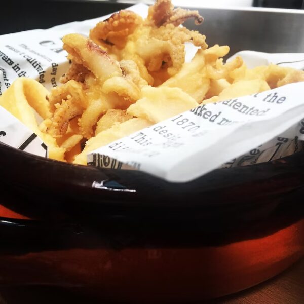 Frittura calamari e gamberi